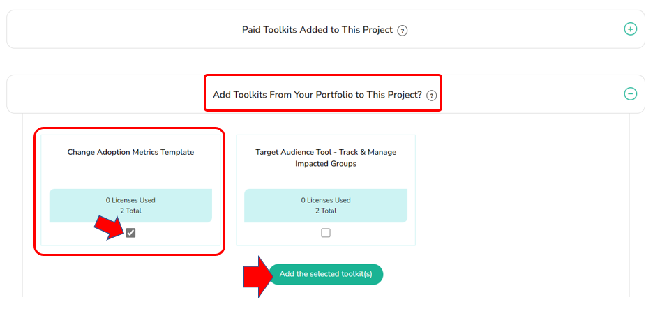 Change Adoption Metrics Template