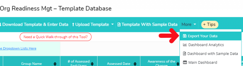Export Data
