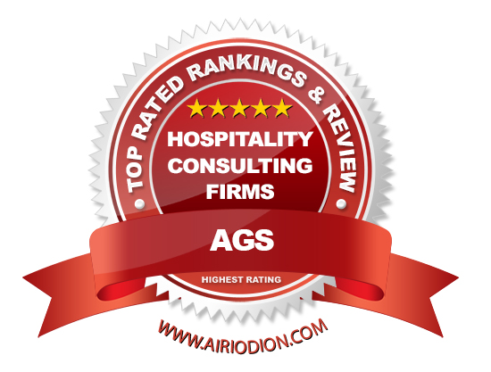 Red Award Emblem for Hospitality Consulting Firms