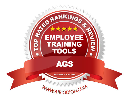 Red Award Emblem for Best Employee Training Tools