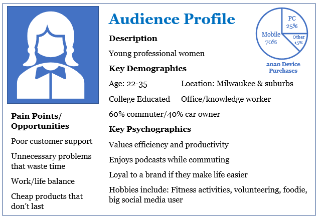 Target Audience Profile Example
