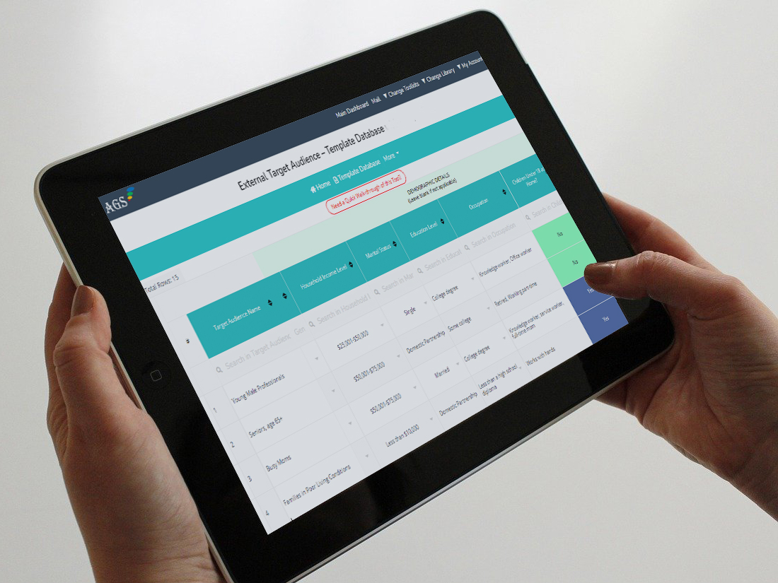 AGS Target Audience Assessment Software