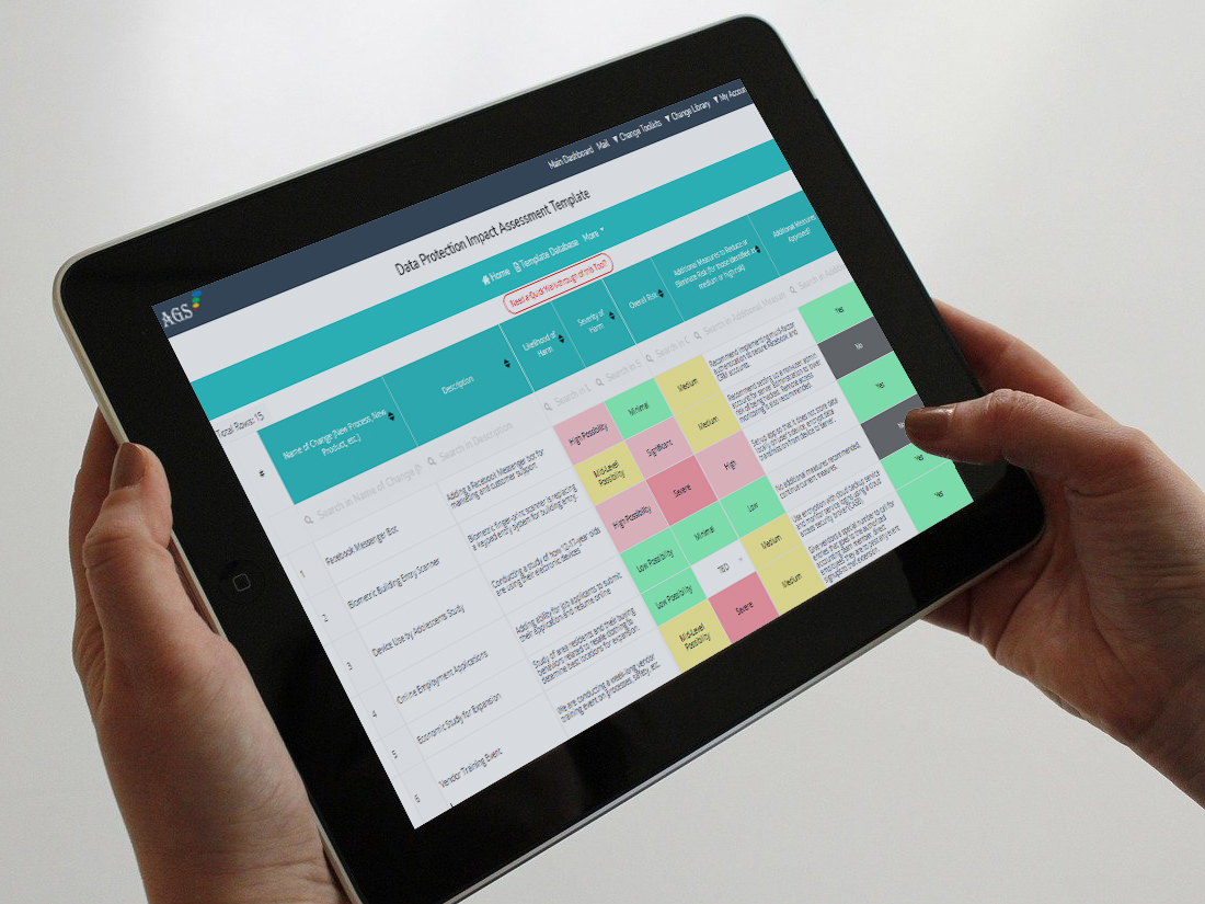 Data Protection Impact Assessment Cloud Template