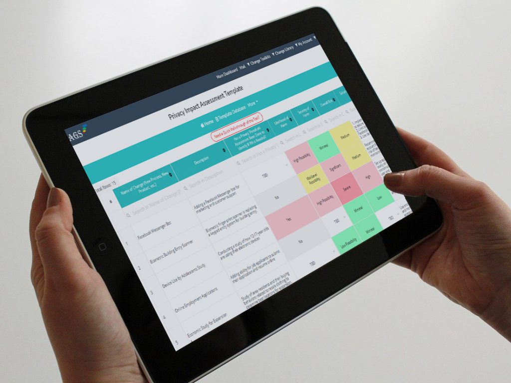 Mobile Friendly Privacy Impact Assessment Tool