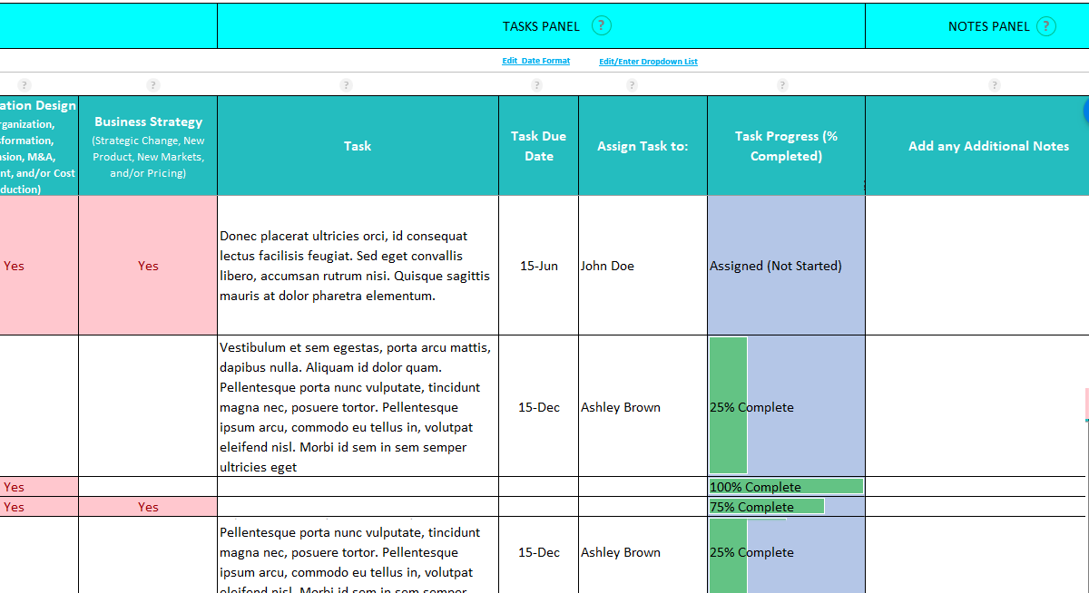 Business Impact Assessment Template