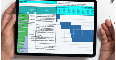 gantt chart with dependencies excel