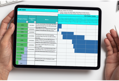 gantt chart with dependencies excel