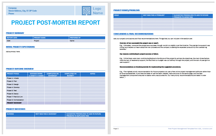 project execution plan