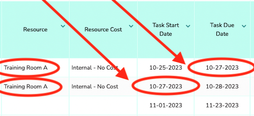 project resource allocation template