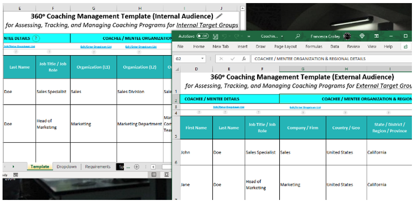 change management coaching plan template