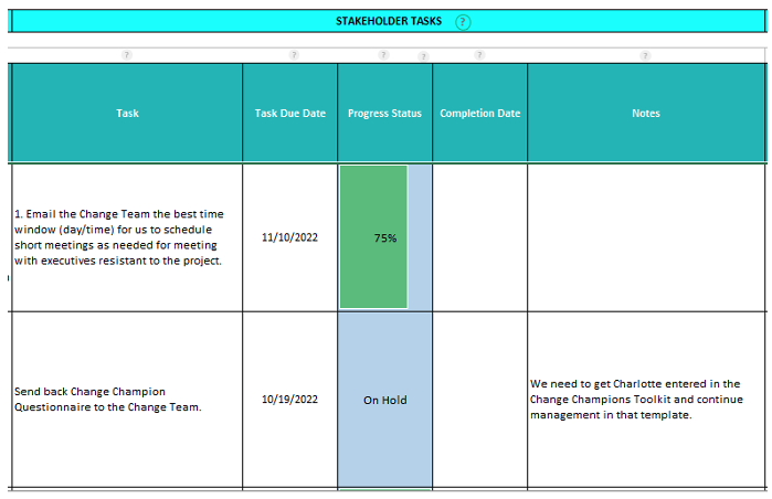 stakeholder engagement strategy example