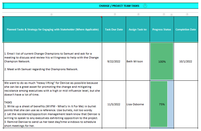stakeholder engagement template