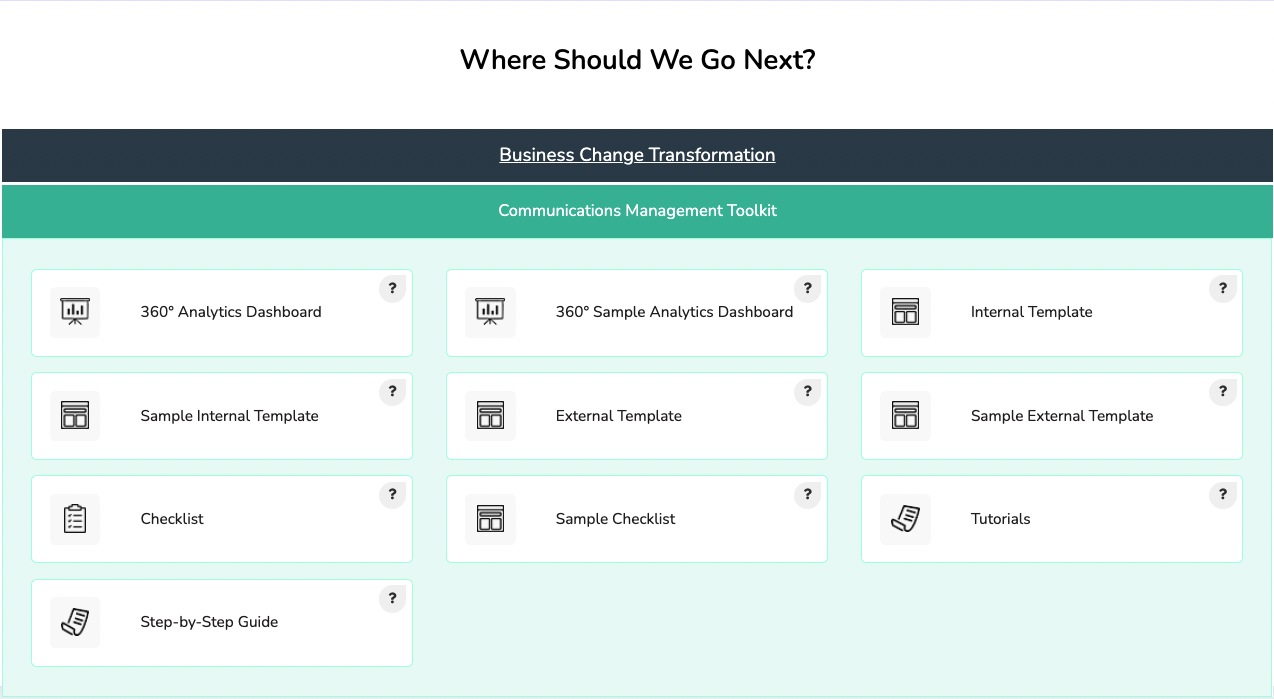 internal comms calendar template