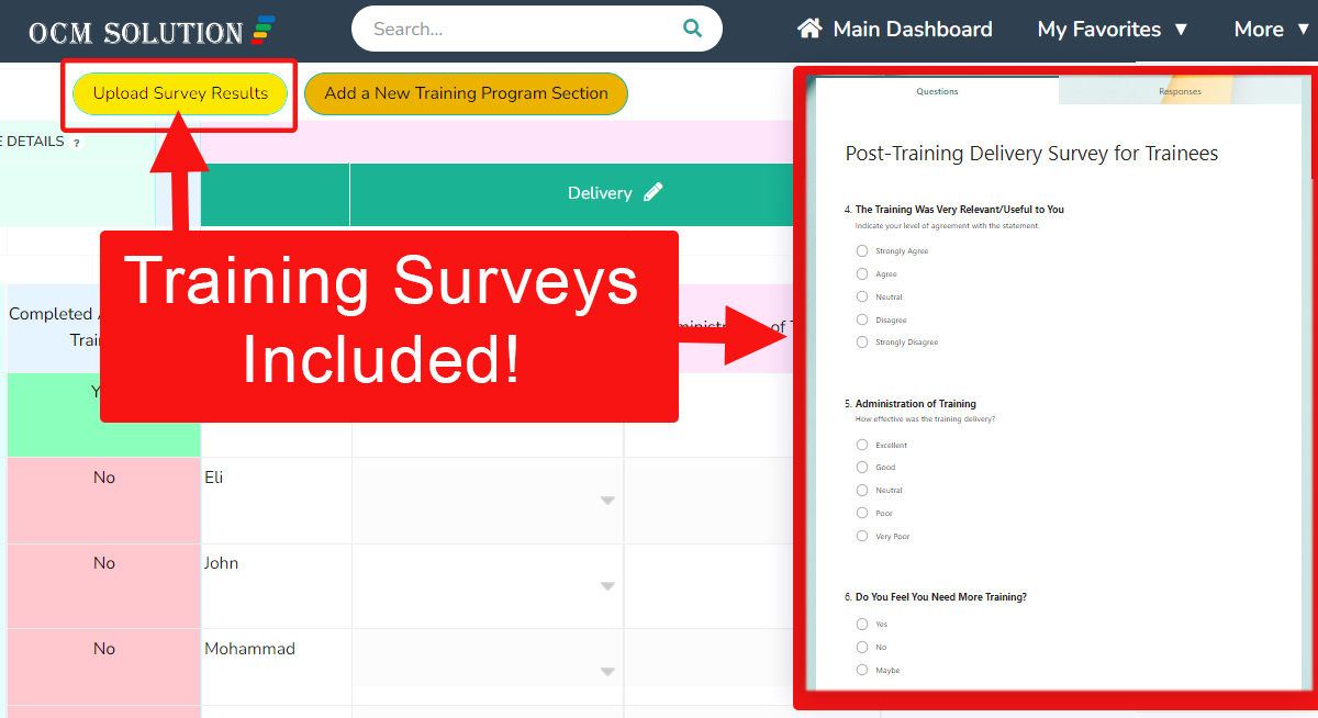 Training Survey