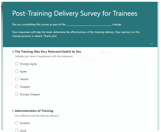 training needs assessment process