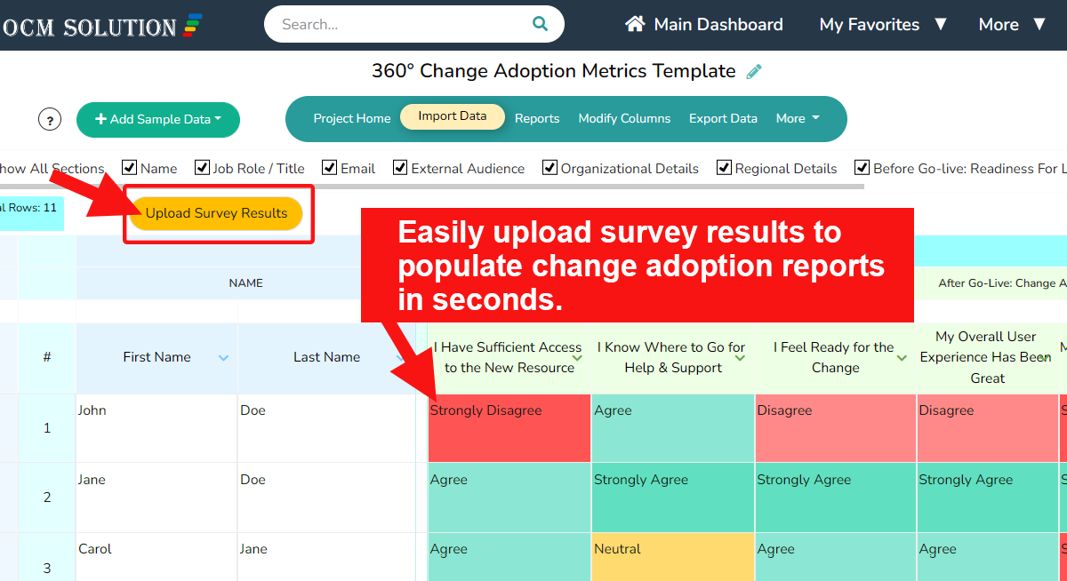 Change Adoption Survey