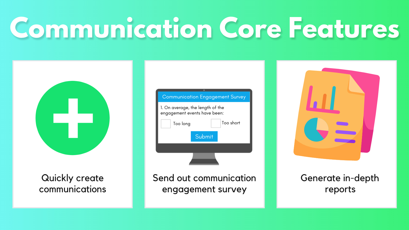 OCMS Portal - Communications tool main features
