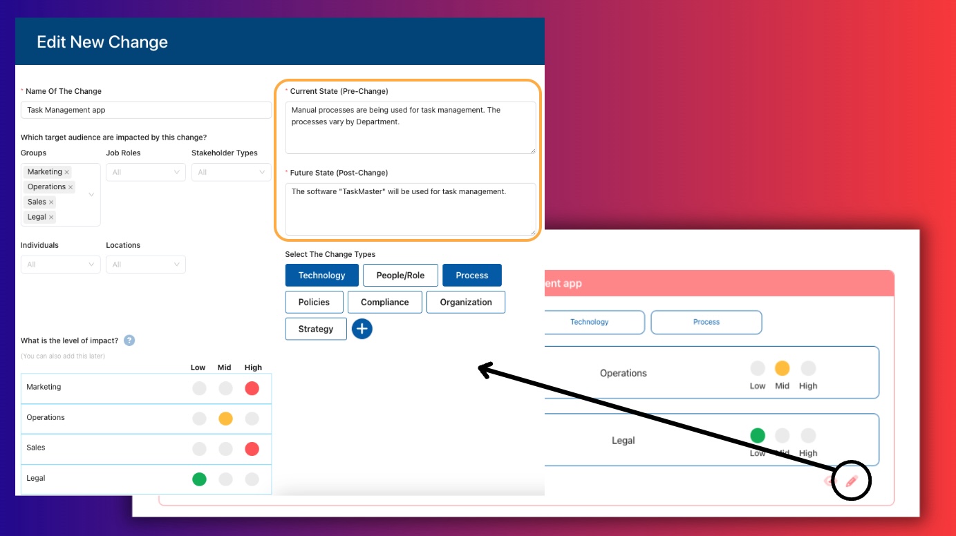 project impact analysis template