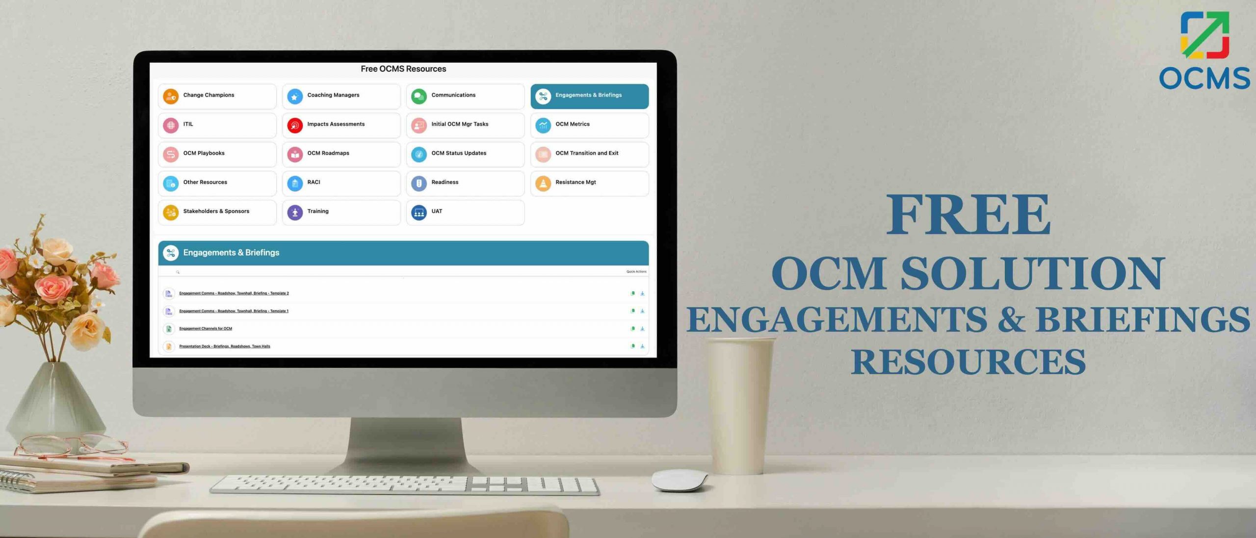 change management engagement template resources OCMS