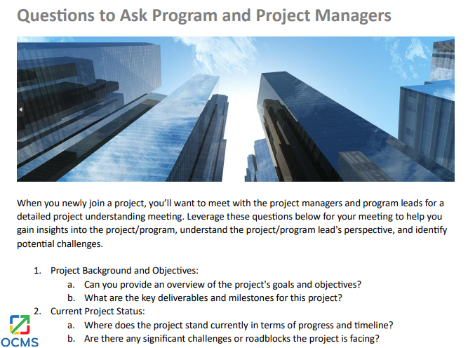 questions to ask in change management meeting