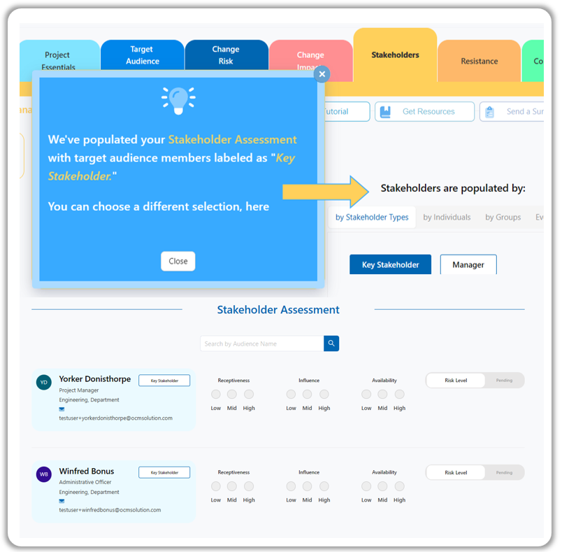 Stakeholder Analysis Form