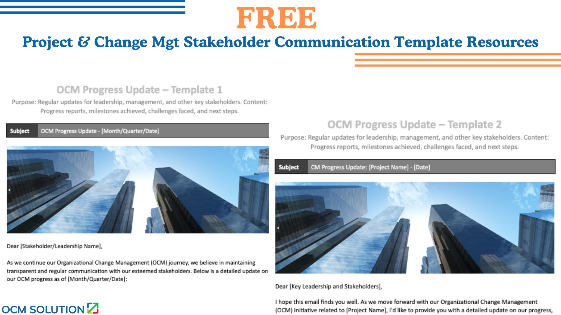 stakeholder communication template
