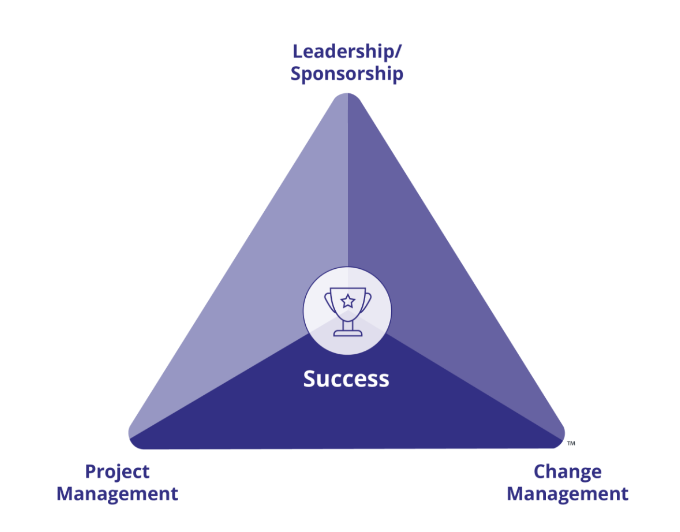 Prosci Project Change Triangle