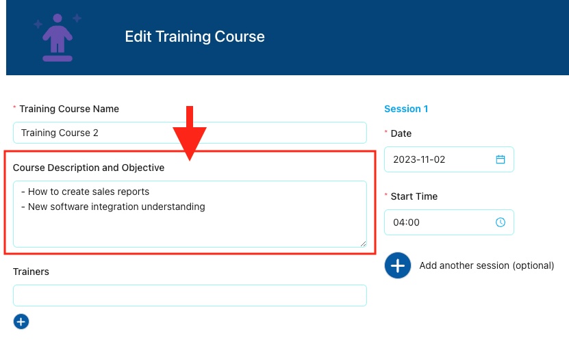 training plan proposal