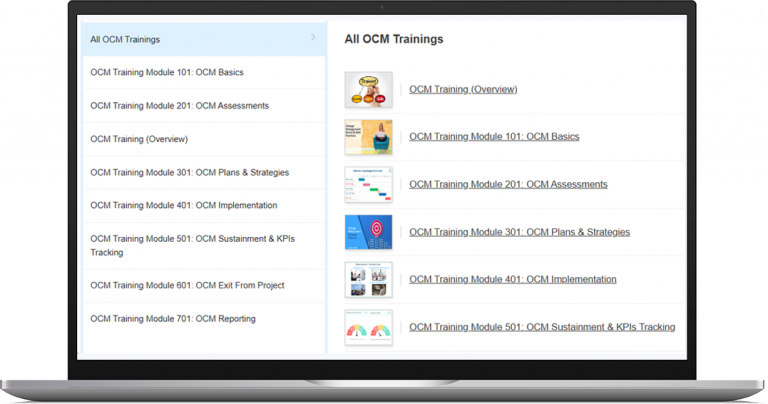Free Change Management Training on OCM Best Practices – OCM Solution