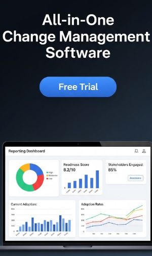 All-in-One OCM Change Management Software Platform for Change Managers, HR, Projects, Process, People, Culture Changes 