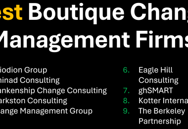 Top 9 Best Boutique & Specialist Change Management Firms