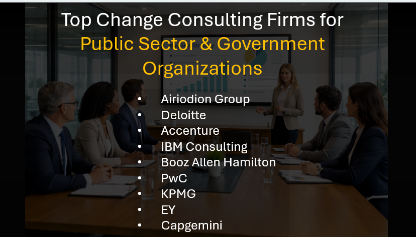Top Government Change Management Consulting Firms Compared