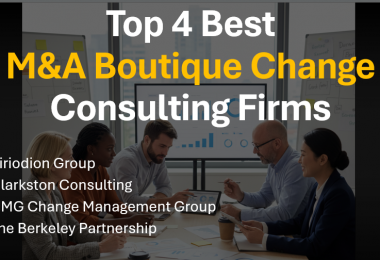 Top 4 Best Boutique Change Management Consulting Firms for Mergers and Acquisitions